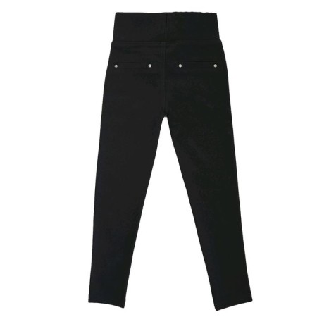 Pants for girls, height 128 cm, black color-2