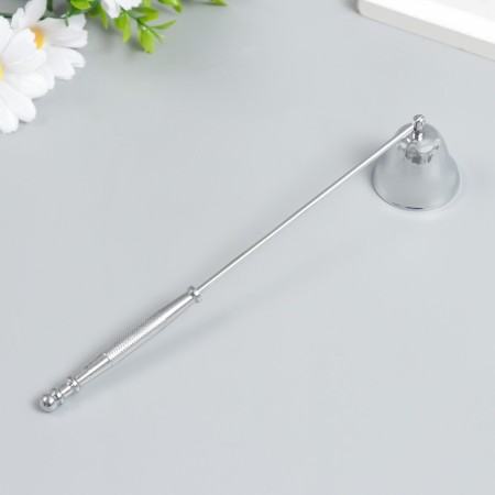Tool for extinguishing candles (gacer) stainless steel "Bell" silver 3.7x22 cm-2