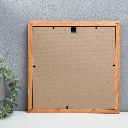 Photo frame 25x25 cm nut-2