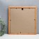Photo frame 25x25 cm nut