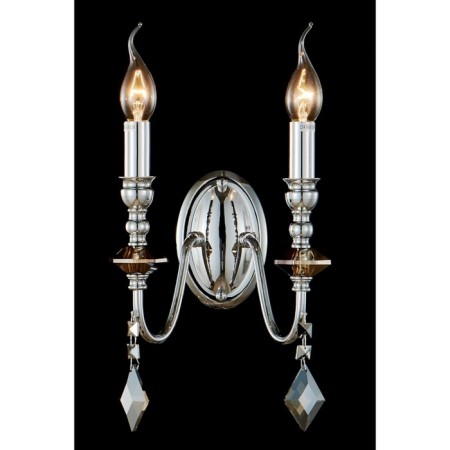 Bra Crystal Lux, Mercedes 0950/402, E14, 2x60 W, 29x20 cm, color chromium-1