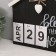 Souvenir wood wall calendar "Bless this house" 4x24x26 cm