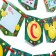 Garland for the New Year, on the tape, 200 cm, Mickey Mouse