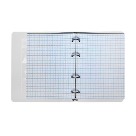 A notebook on rings A5 80 sheets in the Calligrata "Anime" cage, plastic cover, offset unit-5