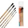 Set of protein brushes 5 pieces, calligrata No. 4 (round No.: 1, 2, 3, 4, 5), wooden handle
