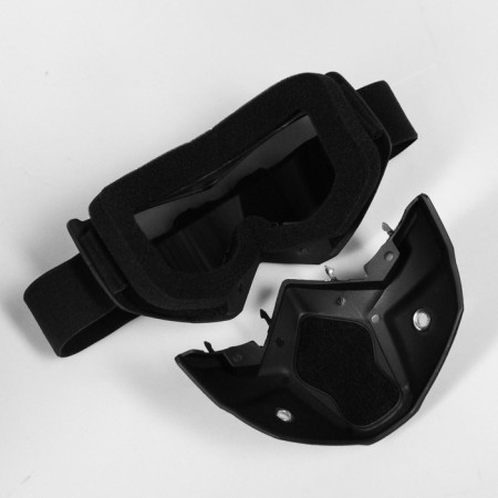 Mask glasses for motor vehicles, collapsible, glass with darling, black-4
