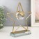 Interior metal souvenir, glass "drop in the star" gold 19.5x18x5.2 cm