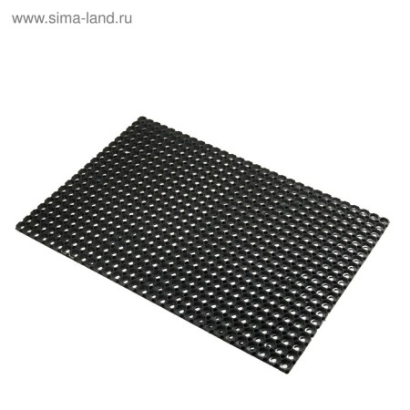 Muddy mud -bearded rug 80 × 120 × 1.6 cm, black color-5