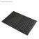 Muddy mud -bearded rug 80 × 120 × 1.6 cm, black color