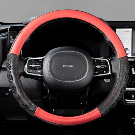SkyWay Racer-1 m, black and red eco-leather braid, S01102412-8