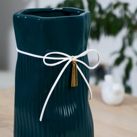 VAZA Ceramics Table "Blaz" 26.5 cm, green-1