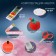 Sewing set, 67 items, in PVC patch, 4 × 9 × 16.5 cm, color mix