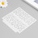 Stencil background plastic "Plant pattern" 13x13 cm