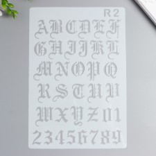 Plastic stencil 