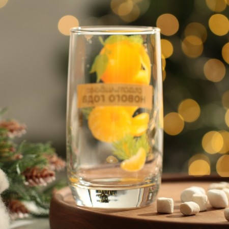New Year! New Year's glass glass "Mandarin", 330 ml-2