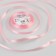 Satin tape, 10 mm × 23 ± 1 m, pink color No. 04