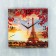 Carty clock wall, series: city, "Eiffel Tower of Evening", smooth move, 35 x 35 cm