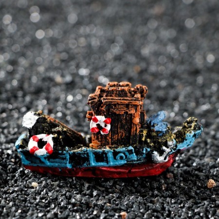 Decor for the Aquarium "Kater", 10.5 x 4.5 x 5.5 cm-1