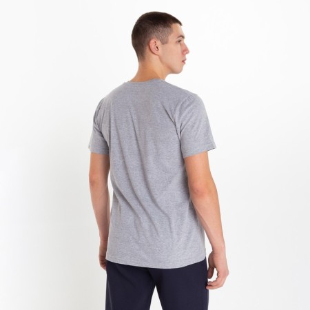 T -shirt male plain, color gray mix, size 54-2