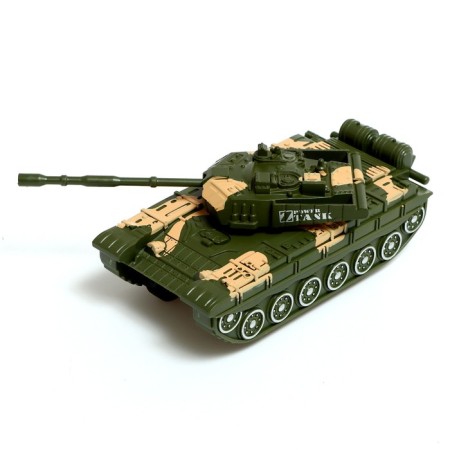 Metal “Army” tank, inertia-3