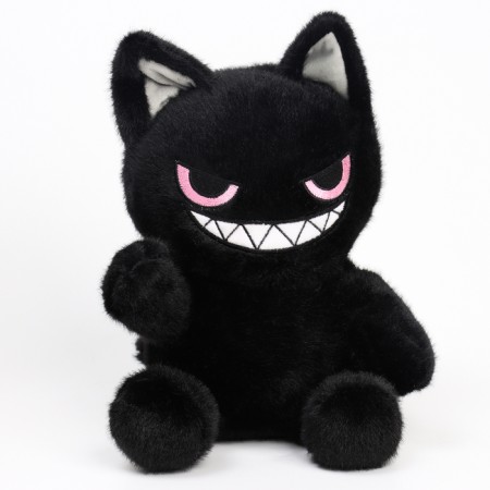 Soft toy "cat", 20 cm, black color