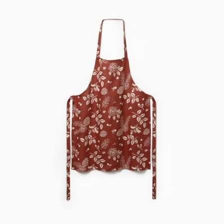 Apron Ethel "New Year’s Plants" 60x70 cm, 100% HL, Rogozhka 186 g/m2-3