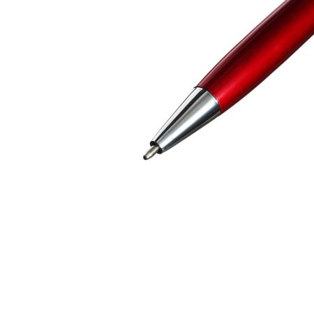 Gift handle, ballpoint, in a plastic case, rotary, "Francoise", burgundy-silver-10