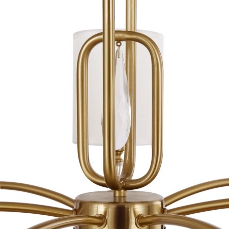 Suspended lamp Freya Fr1007PL-07BS Riverside, 760x760x1425 mm, E14, 7x40W, brass color-2
