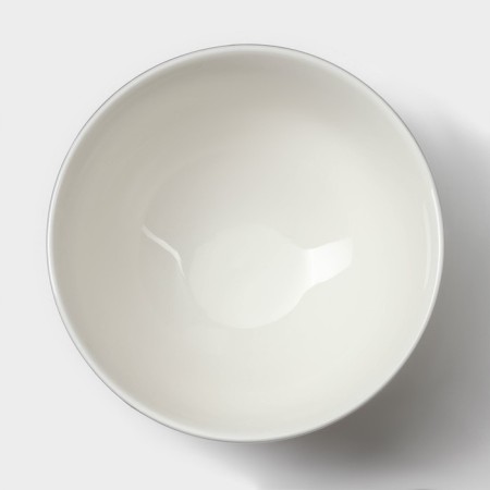 Porcelain salad Magistro la Perle, 250 ml, D = 10.2 cm, white color-2