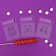 BOPP package with sticky tape, "lovely animals", 7*7+3cm