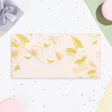 Money envelope "Happy Birthday!" glitter, cake, 17x8.5 cm-2