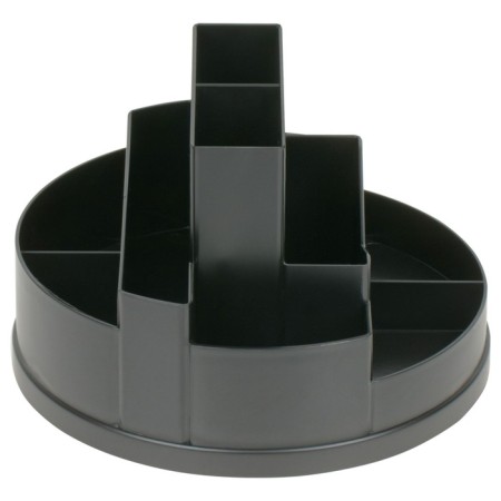 Table stand-organizer "City", rotating, black-2