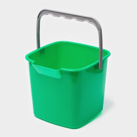 Difficult bucket, 5.6 l, 22 × 23 × 18.7 cm, green