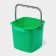 Difficult bucket, 5.6 l, 22 × 23 × 18.7 cm, green