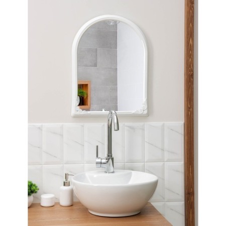 Mirror in the frame, 49.5 × 39 cm, white color-7