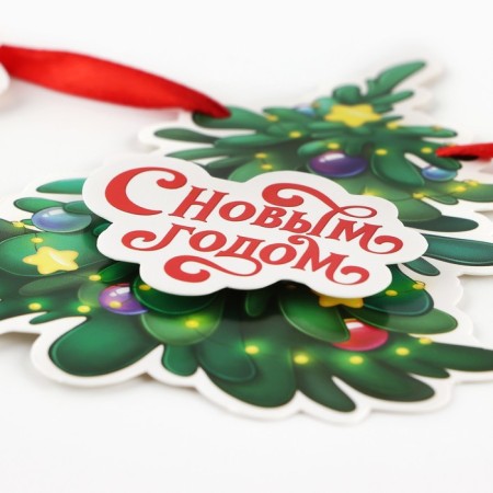 Garland on the tape make the 3D elements "New Year's characters", length 200 cm-4