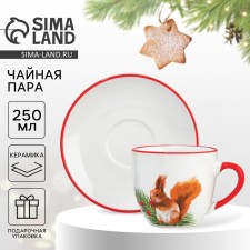 Чайная пара «Новогодняя сказка», 250 мл