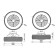 Mantra Kilimanjaro, LED, 3800LM, 2700-5000K, 182 mm, white color, white