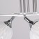 Chandelier "Grace", size 66x24x66 cm, 200W 5XE27 IP 20