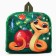 New Year's Baby backpack "The Christmas tree at the Christmas tree", 24x24 cm, for the New Year