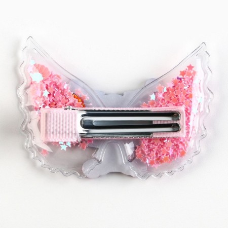 Hairpin with a shaker "Baby Chibi", 6 x 4.5 cm-2