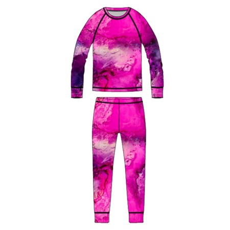 Thermal complex for girls: trousers, sweatshirt, height 134 cm-7
