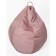 Mear-bag “Pear” is small, diameter 70 cm, height 90 cm, dusty rose, velor