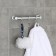 Wall hook on the bar, moving, accoona a163-3, 3 pcs, color chrome