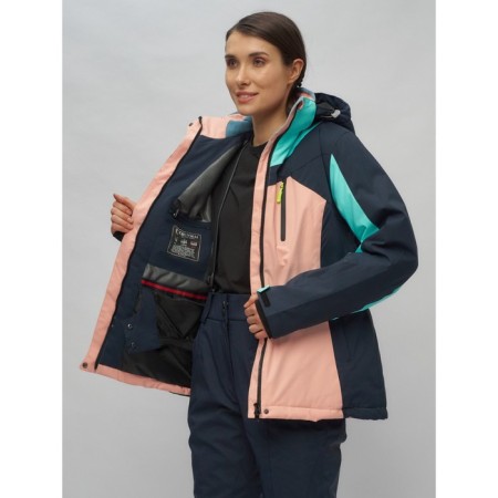 Ski suit, size 44, turquoise color-7