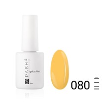 Color gel polish Pashe, No. 080 Apricot Lollice, 9 ml