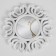 Mirror wall “curls”, D mirror surface 11 cm, white color