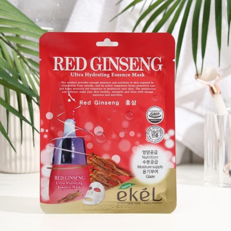 Ekel face mask, with ginseng, 23 ml