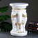 Figure - stand "Three elephants" white -gold, 28x28x50cm