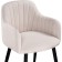 Chair on the Halls Halls Lamb 19 Metal/Building Builder, Black/Beige 62x62x85 cm